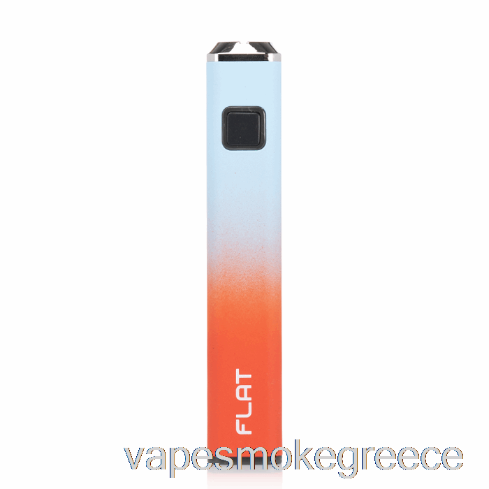 Vape Greece Yocan Flat 510 μπαταρία κόκκινο γαλαζοπράσινο